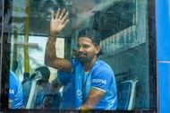 Indian men's hockey team attacker Abhishek (Image via Hockey India)